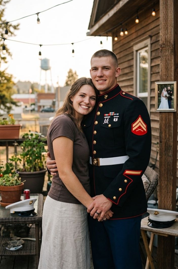 Ava and Derek Solis after their wedding
